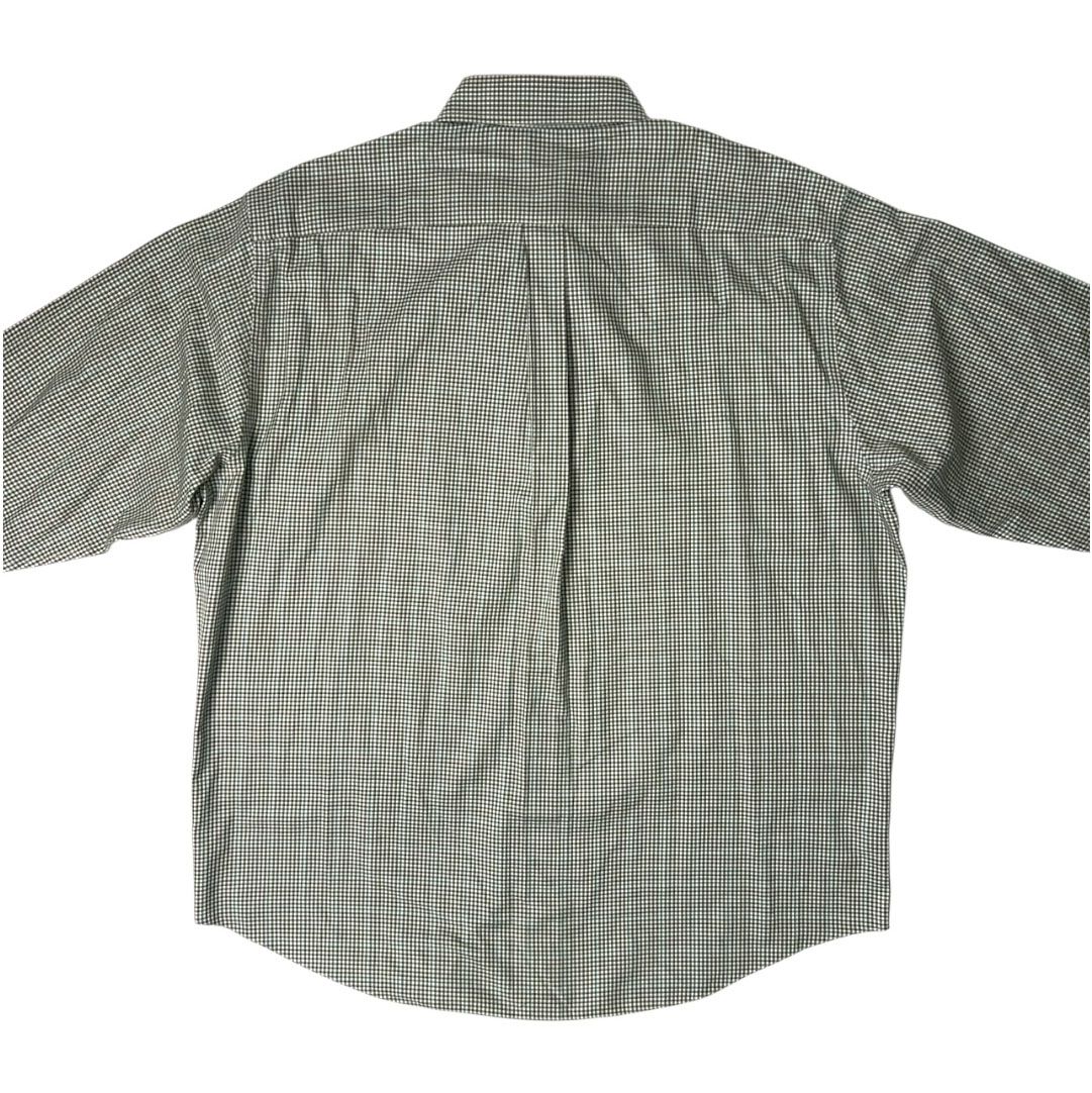 ブルックスブラザーズメンズ長袖チェック柄ノンアイロンシャツ