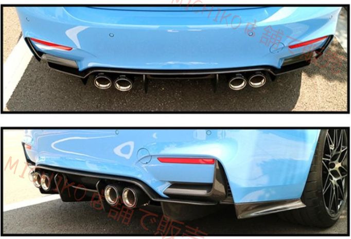 BMW M5 F90 2018- マフラーカッター テールパイプ デュアル出し ステンレス 製 4p FFCRYSTALESIA_COM