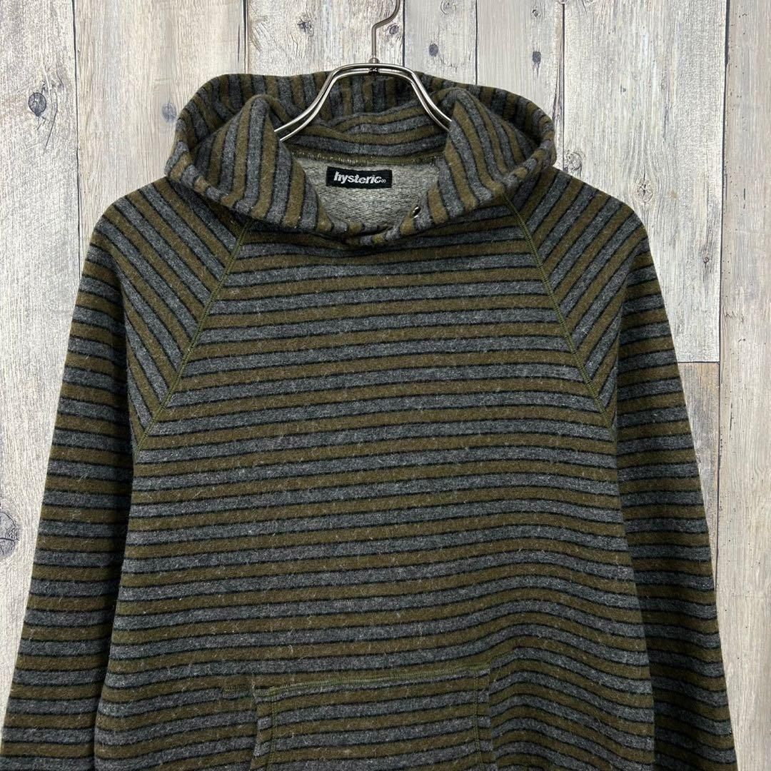 【未使用】hystericglamour ヒステリックグラマーボーダーパーカー HYSTERIC GLAMOUR ヒステリックグラマー ボーダー パーカー - メルカリ