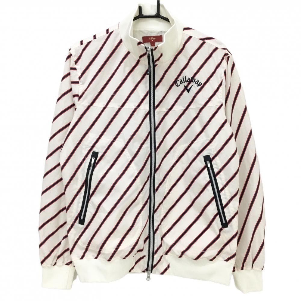 超美品】キャロウェイ レッドレーベル ジャケット 白×レッド×ネイビー