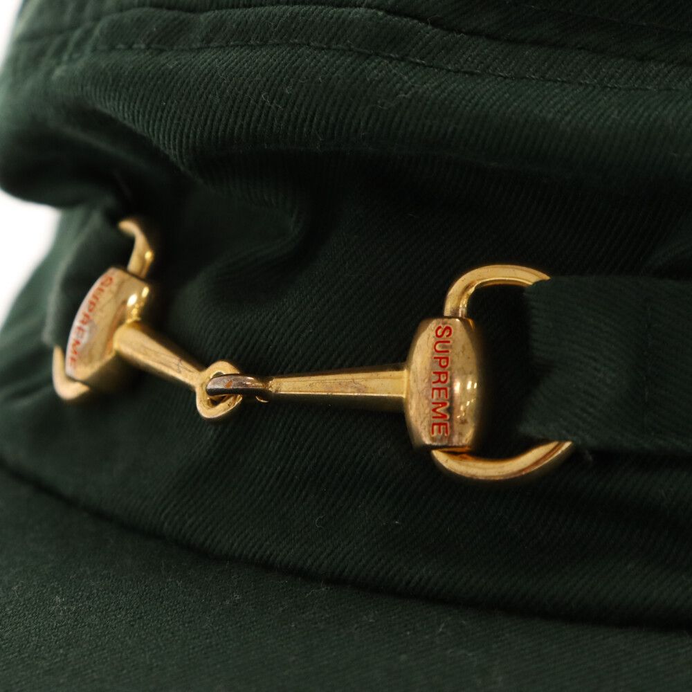 SUPREME (シュプリーム) 17AW Horsebit Camp Cap Pine Green ホース