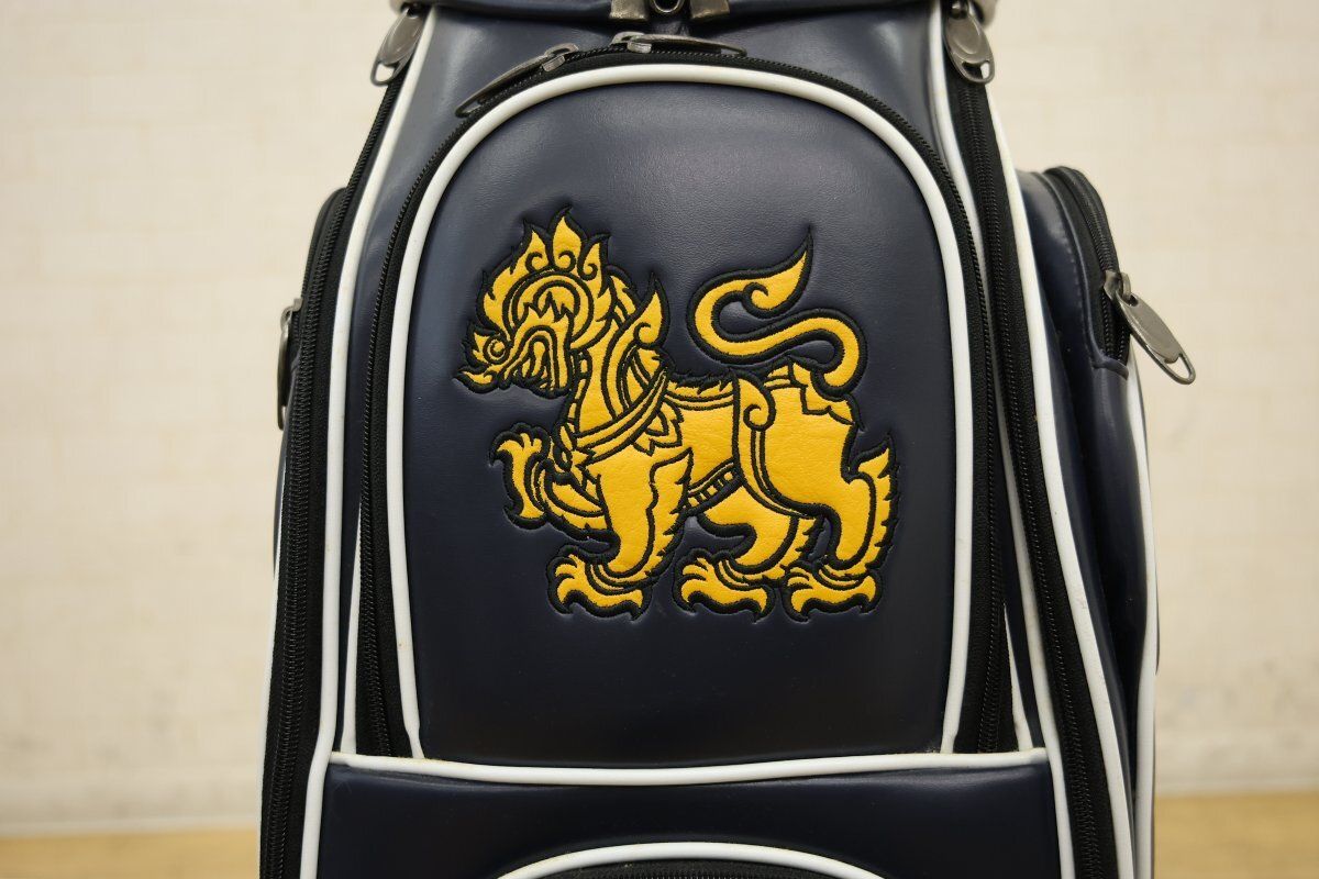 送料無料】シンハー SINGHA キャディバッグ ネービー×ホワイト ゴルフ