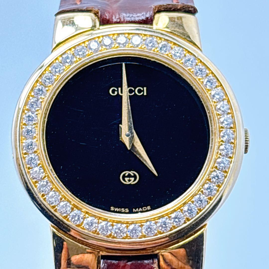 343 GUCCI グッチ　3300L ラウンド　クォーツ　腕時計 343 GUCCI グッチ 3300L ラウンド クォーツ 腕時計 - メルカリ