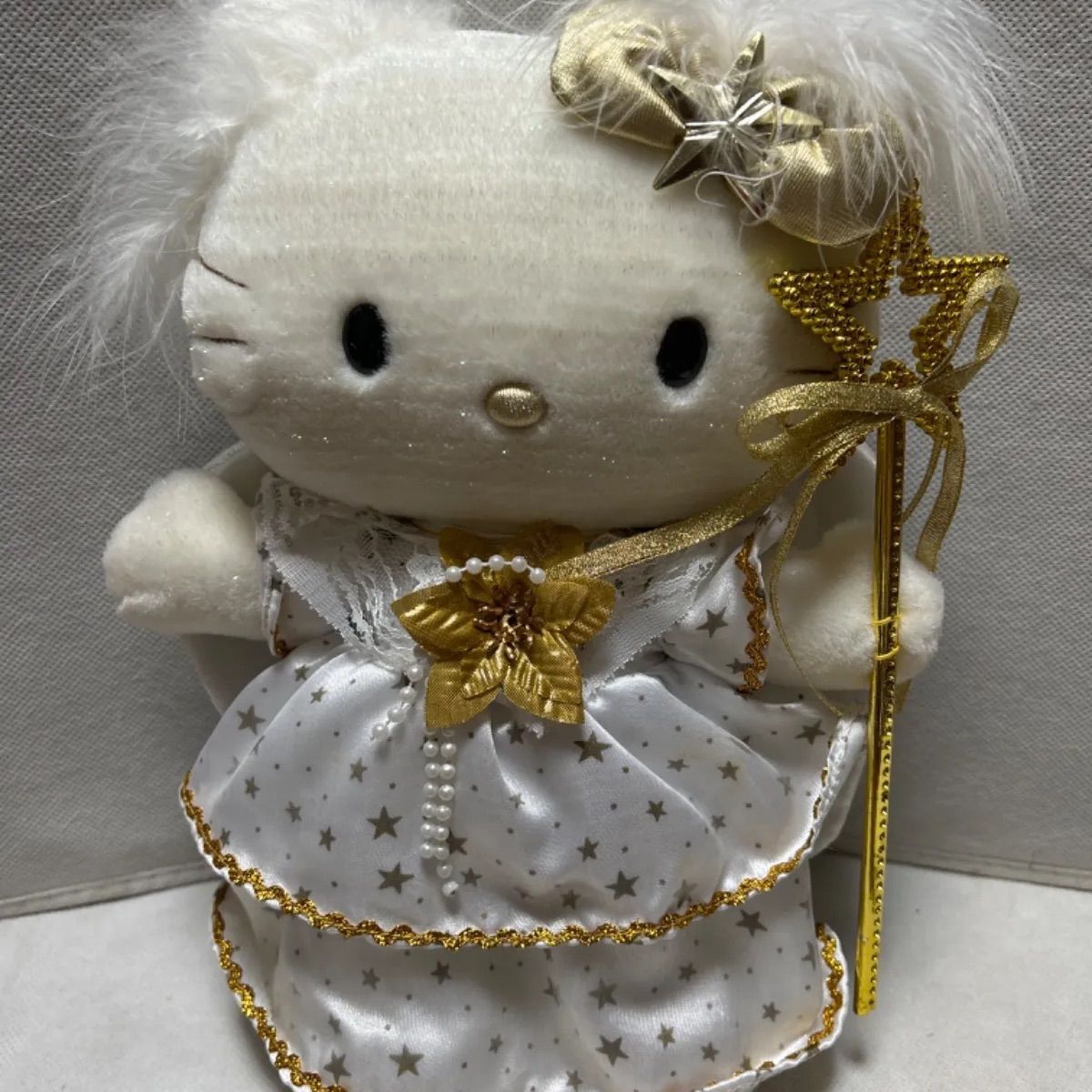 Hello  Kitty  ヌイグルミＭ　　女神、天使羽根　　　2 0 0 2  超レア