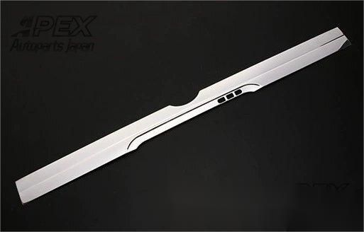 リアエンブレムカスタム ステンレスリアゲートナンバープレートモール