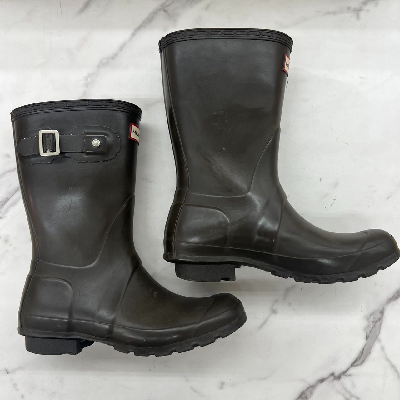 HUNTER ハンター レインシューズ 長靴 ブラウン れんこん様 HUNTER