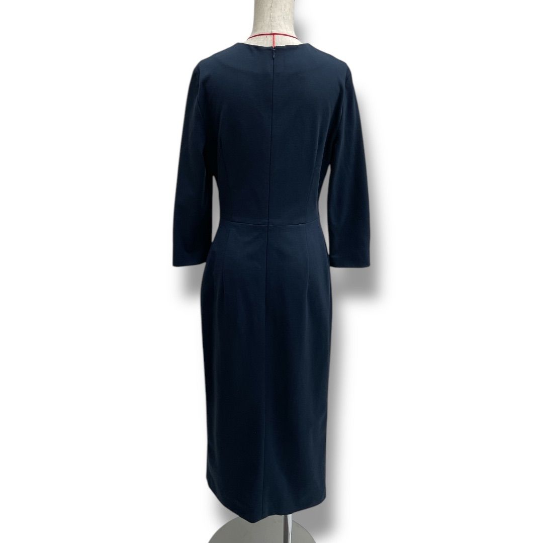 ESCADA エスカーダ Vネック ワンピース ドレス ロングワンピース 金