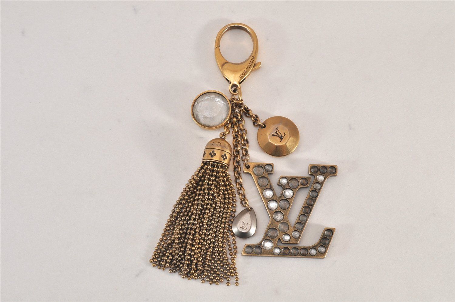 LOUIS VUITTON ルイヴィトン ラインストーン バッグチャーム LOUIS VUITTON ルイヴィトン ラインストーン バッグチャーム