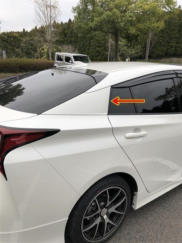 TOYOTAトヨタPRIUS PHVプリウスPHV50系 ピラーガーニッシュ Cピラー 5 TOYOTAトヨタPRIUS PHVプリウスPHV50系 ピラーガーニッシュ Cピラー 5