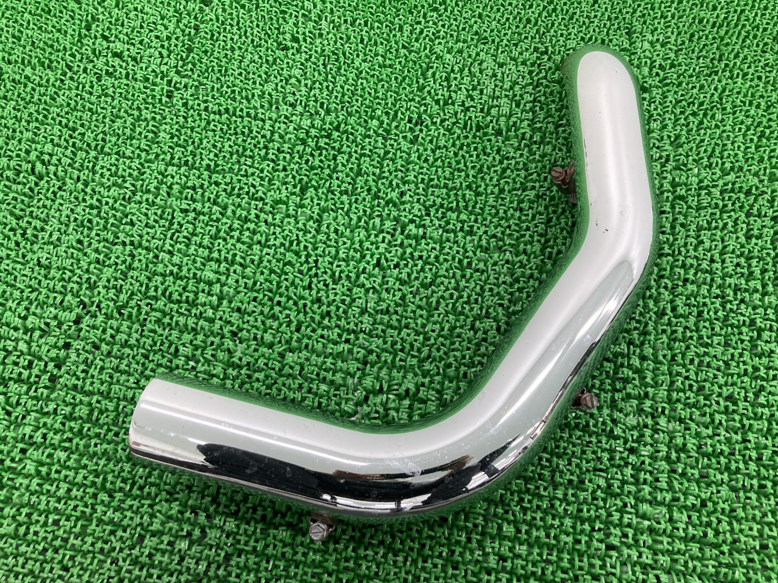 スポーツスター マフラーヒートガード ハーレー 純正 中古 バイク 部品 04-13 前バンク エキパイカバー ヒートシールド 曲がり無し