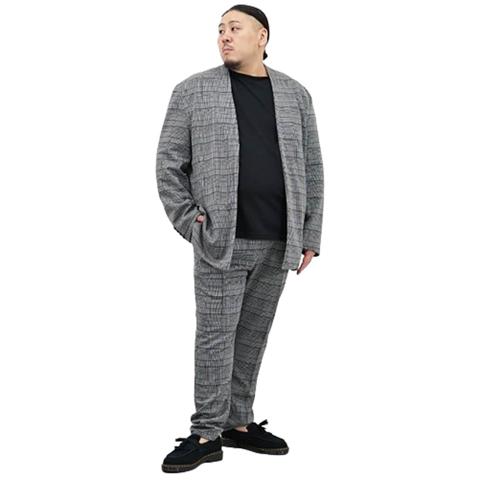 3L_グレンチェック [サムディフ] 【大きいサイズセットアップ