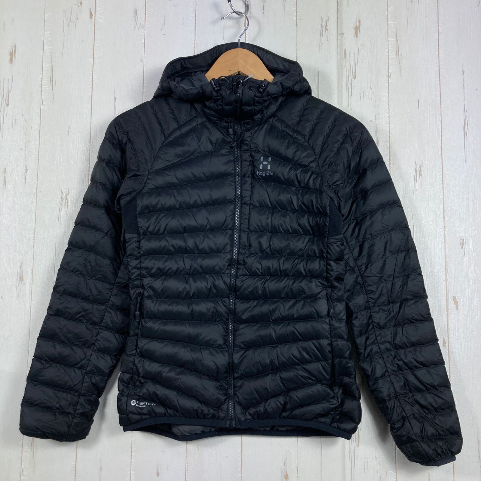 Women s XS ブラック系 Haglofs ホグロフス エッセンス ダウン フード ESSENS DOWN HOOD ダウン ウェア トップス アウター ジャケット ダウンインサレーション z00053490 ダウンインサレーシ