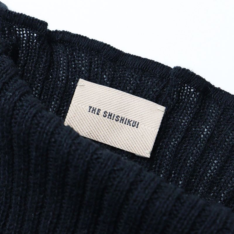 シシクイ　黒　ニット GOBU KNIT / BLACK – SHISHIKUI