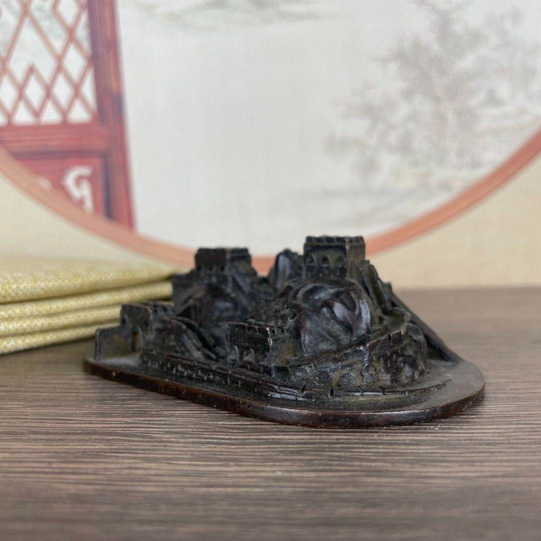 中国 万里長城 置物 装飾品 現代工芸品 美術品 置物 - メルカリ