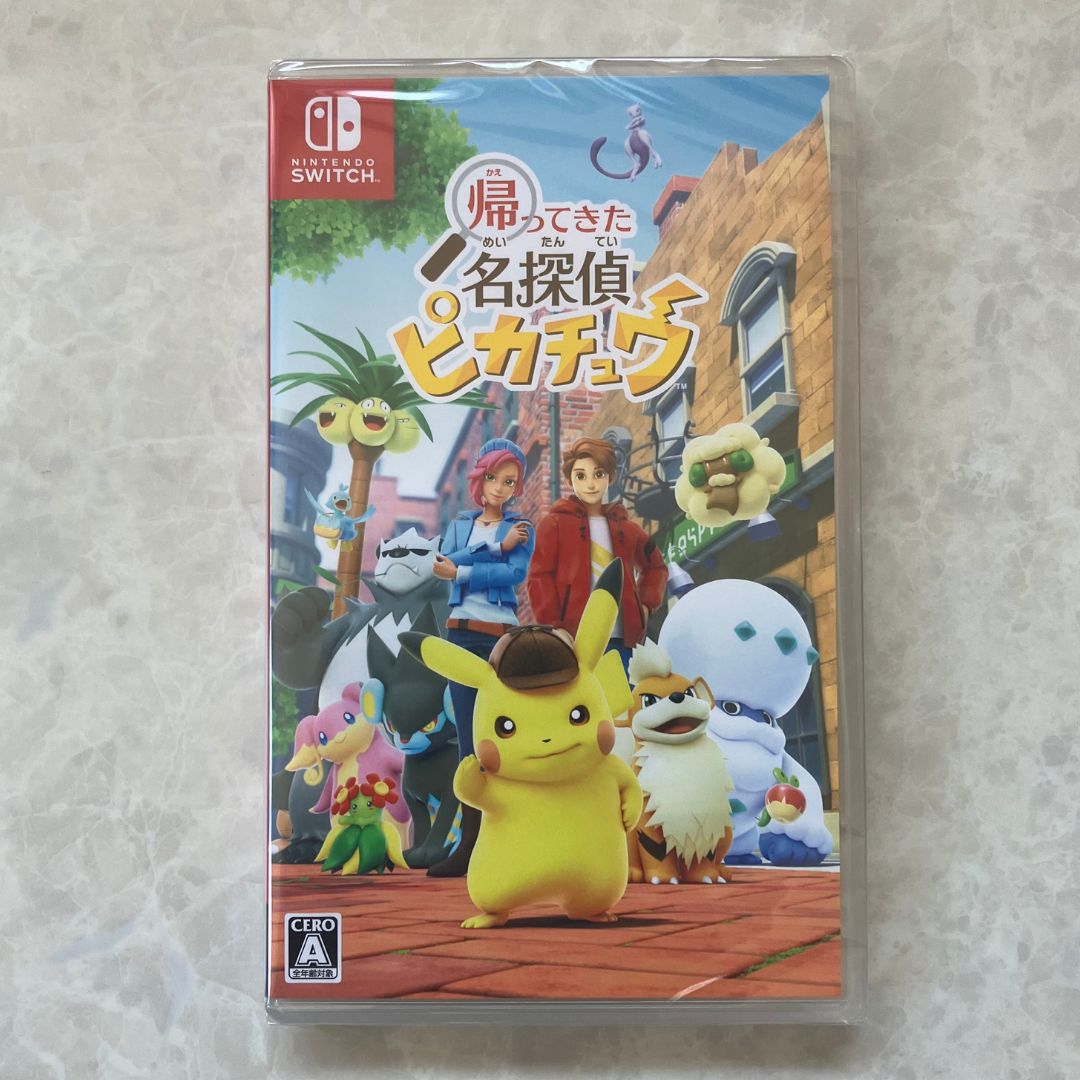【新品・未開封】帰ってきた 名探偵ピカチュウ　Switch ソフト　×8 帰ってきた名探偵ピカチュウ Nintendo Switch - メルカリ