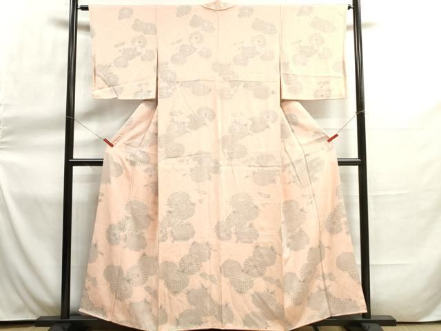 平和屋着物□上質な小紋 総絞り 幾何学文様 正絹 逸品 DAAV2005xg