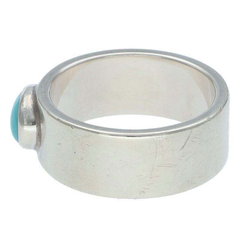 ゴローズ 平打ターコイズリング 17号 ゴローズ ローズ平打ち リング メンズ 9号 ゴローズ ターコイズ付き平