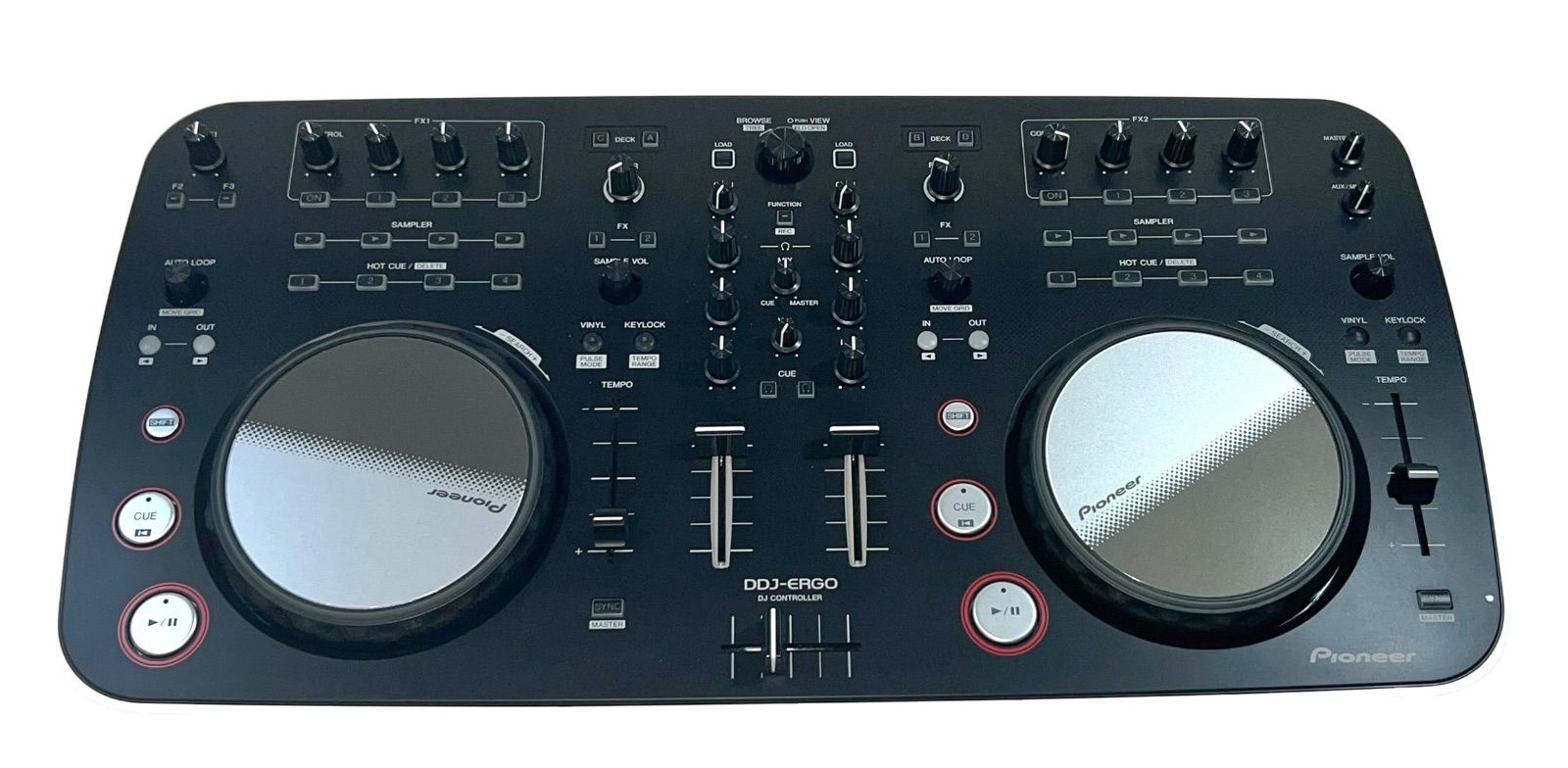 美品 パイオニア Pioneer DDJ-ERGO-V DJコントローラー - メルカリ