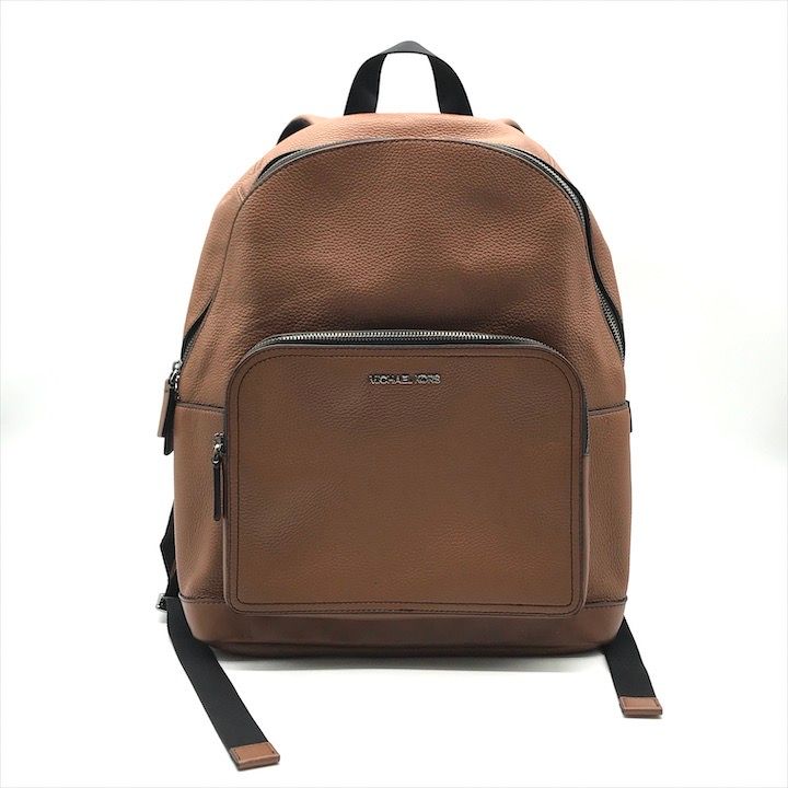 美品 MICHAEL KORS マイケルコース ロゴ レザー リュック ブラウン