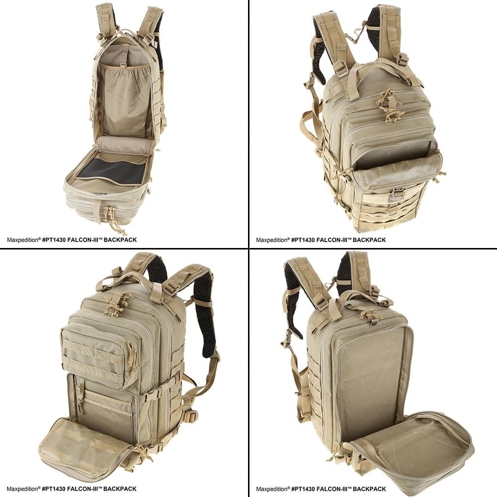 MAXPEDITION バックパック FALCON-III 35L PT1430 [ カーキ ][pt1430k] MAXPEDITION バックパック FALCON-III 35L PT1430 [ カーキ ]