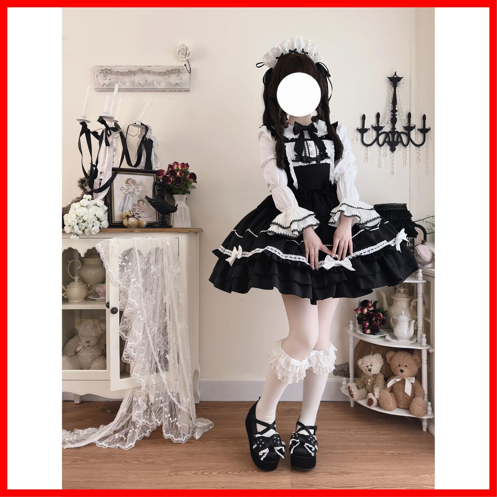 ロリータ ゴスロリ ジャンパースカート ジャンパースカート JSK ゴスロリ アイドル 衣装 ロリータ