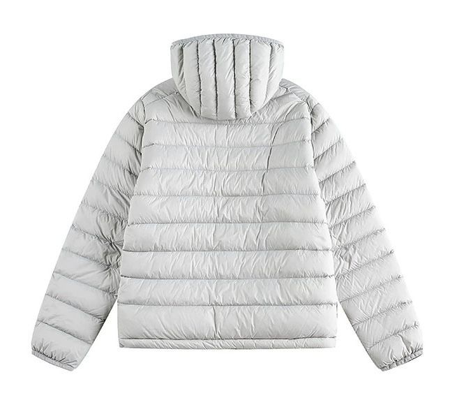 超激安価格で大放出！ ♥ h シンプル＆ヴィンテージ風 ホワイトダックダウン ショート丈面包服｜ユニセックス 冬用 厚手フード付きダウンジャケット 作成する