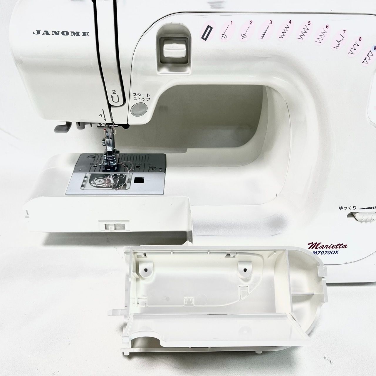 【本体美品】ジャノメ電子ミシン マリエッタM7070DX ジャノメ家庭用ミシン マリエッタ7070 ☆美品☆