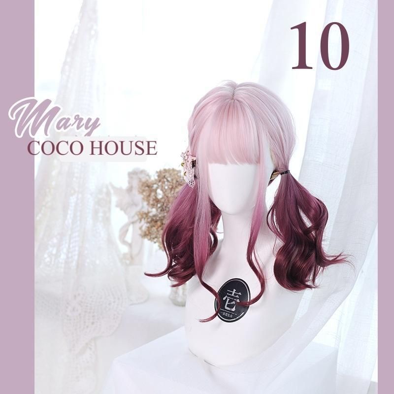 10 COCOloliwig ウィッグ ゴスロリ ロリータ コスプレ ハロウィン