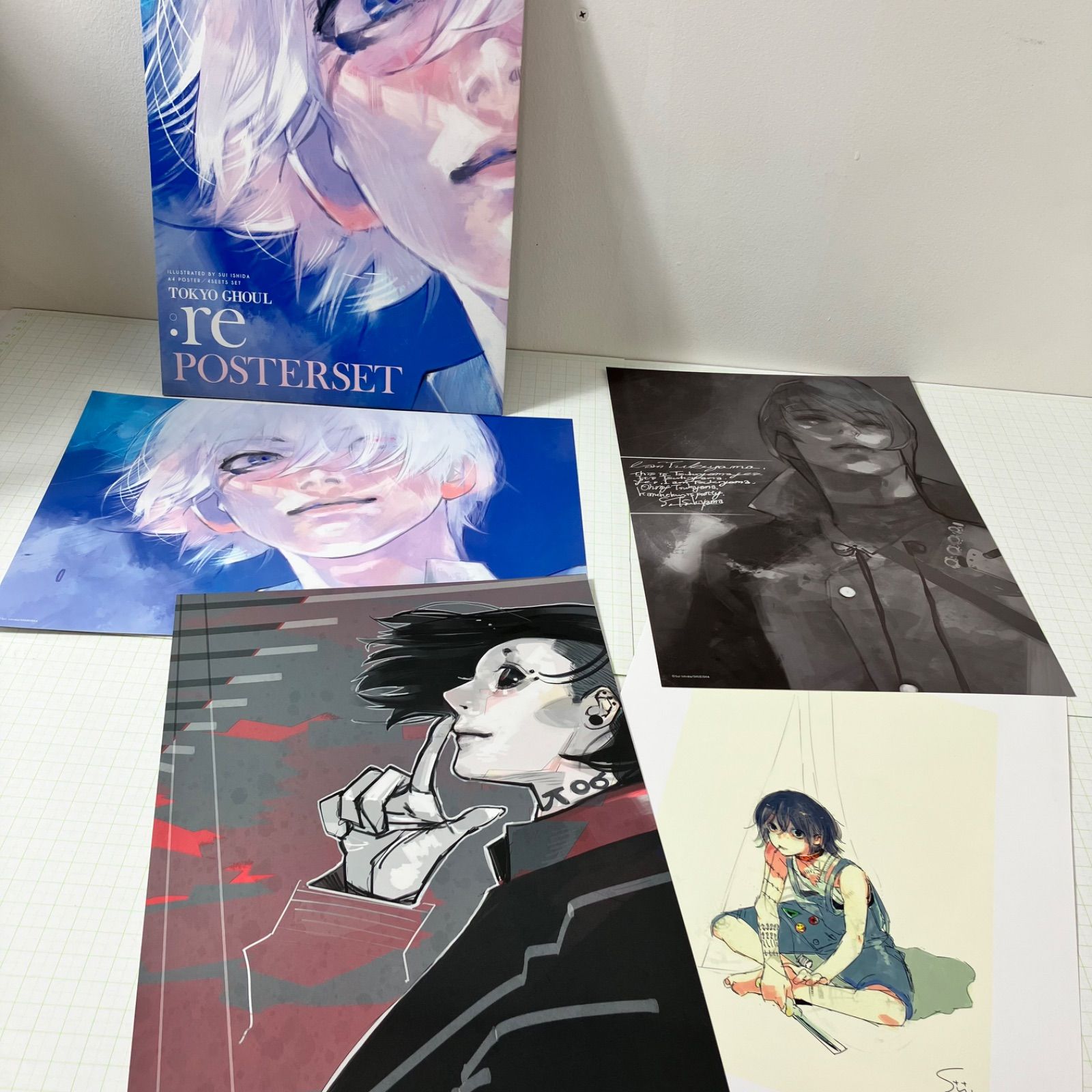 石田スイ展 東京喰種:re A4ミニポスターセット 東京喰種:re 石田スイ展 A4ミニポスター 月山 - メルカリ