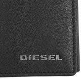 DIESEL (ディーゼル) 二つ折り財布  ブラック/オレンジ [並行輸入品]