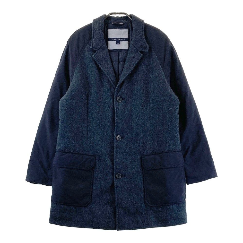 サイズ：M TOMMY HILFIGER GOLF トミー ヒルフィガーゴルフ  中綿切替 テーラージャケット  ネイビー系 [240101357085] ゴルフウェア メンズ ストスト