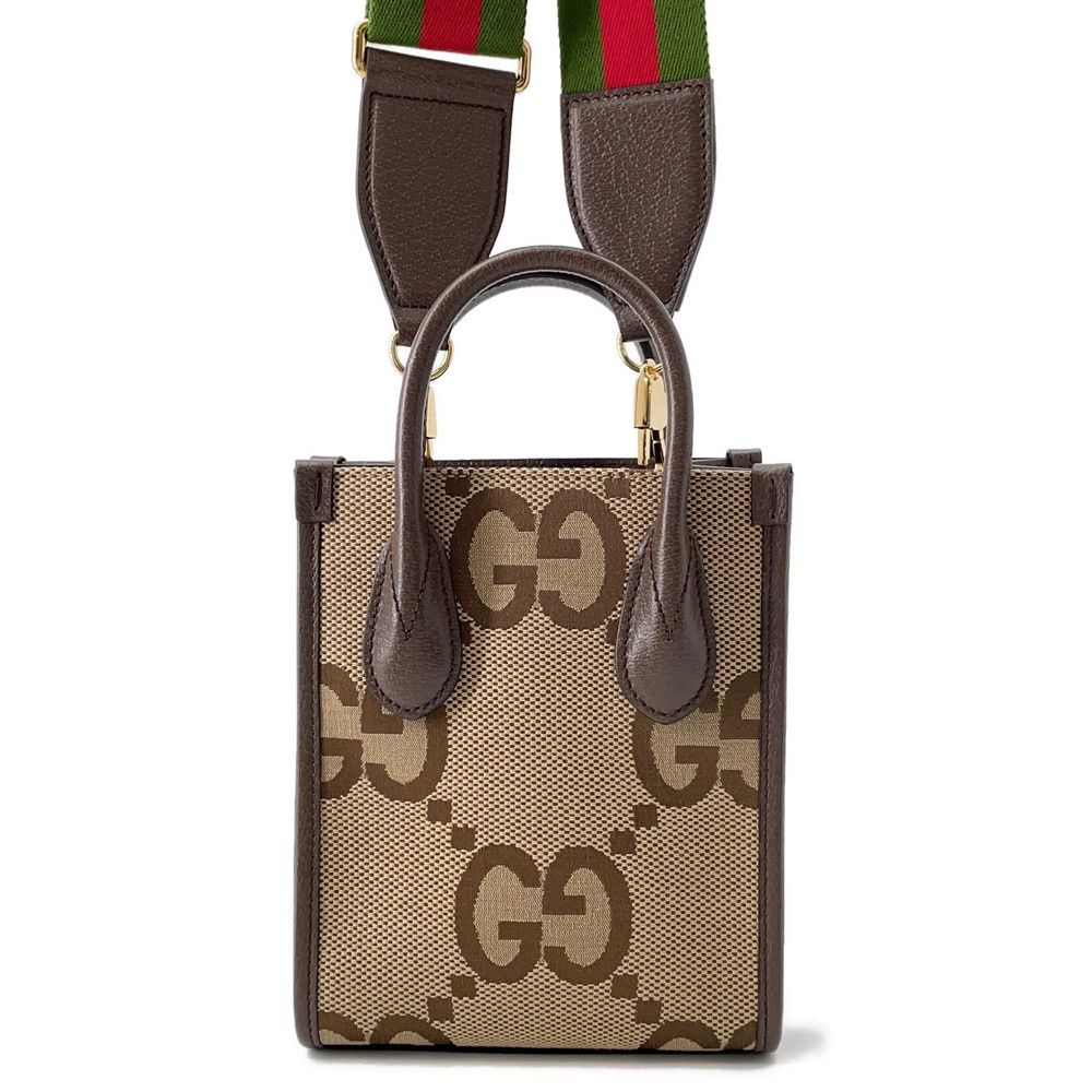 ✨GUCCI✨　グッチ　ミニバッグ　ハンドバッグ　キャンバス GUCCI グッチ GG ミニハンドバッグ ブラック GGキャンバス