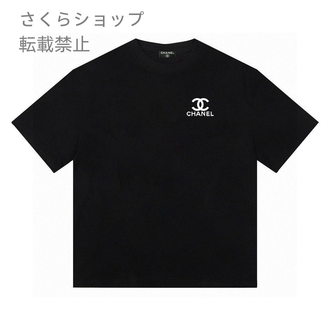 Chanel シャネル ペインティングフォント半袖Tシャツです 、男女共通です - メルカリ