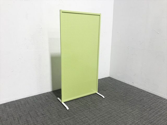 パーティション 自立式 ハピラ ルガテ スチールパーティション グリーン
