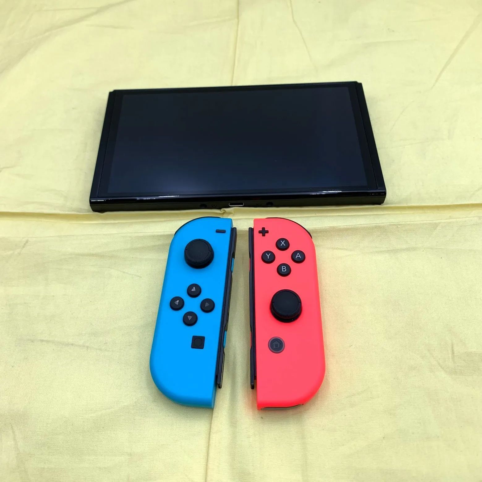 極美品】Nintendo Switch 本体 (有機ELモデル) Joy-Con(L)ネオンブルー 