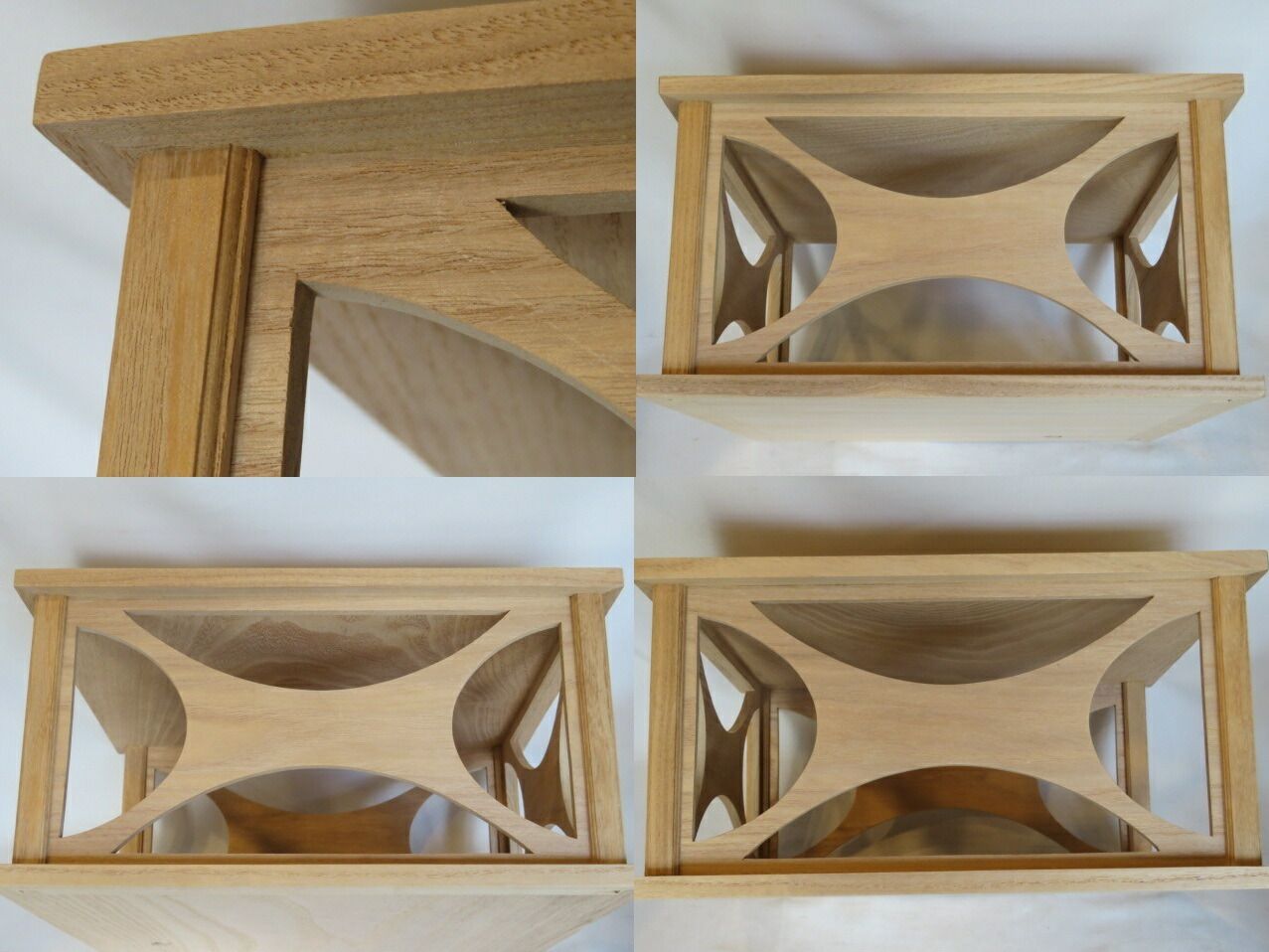 誘惑的な 十月◆特売品 尋牛斎宗匠書付 平安指物師三代 稲尾誠中斎作 惺斎好 桐木地 糸巻透二重棚 久田宗也宗匠 半床庵 箱書 花押 税込