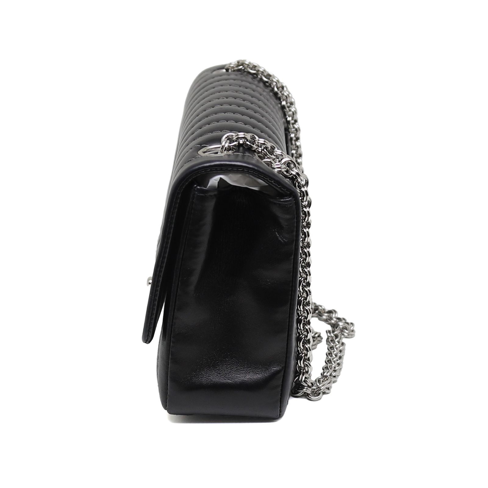 シャネル マドモアゼル チェーンショルダーバッグ ラムスキン ターン