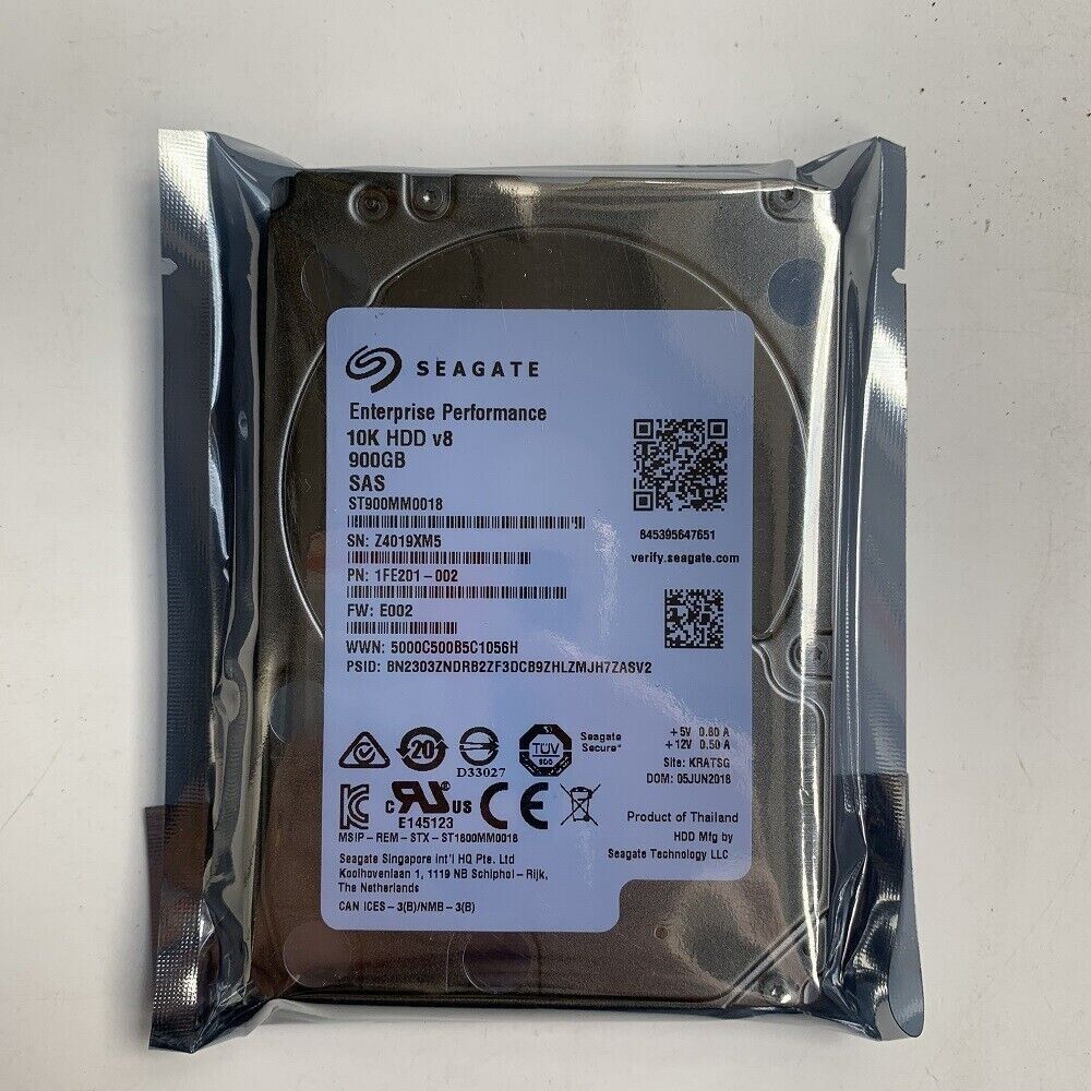 Seagate ST900MM0018 900GB 10K SAS 12GB|s 128MB THUNDERBOLT 2.5 ハードドライブ