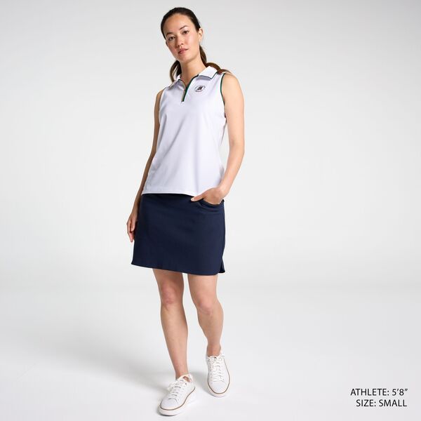 送料無料 ウォルターヘーゲン レディース ポロシャツ トップス 2025 U.S. Open Walter Hagen Women s Sleeveless Polo White NICORILABO_COM