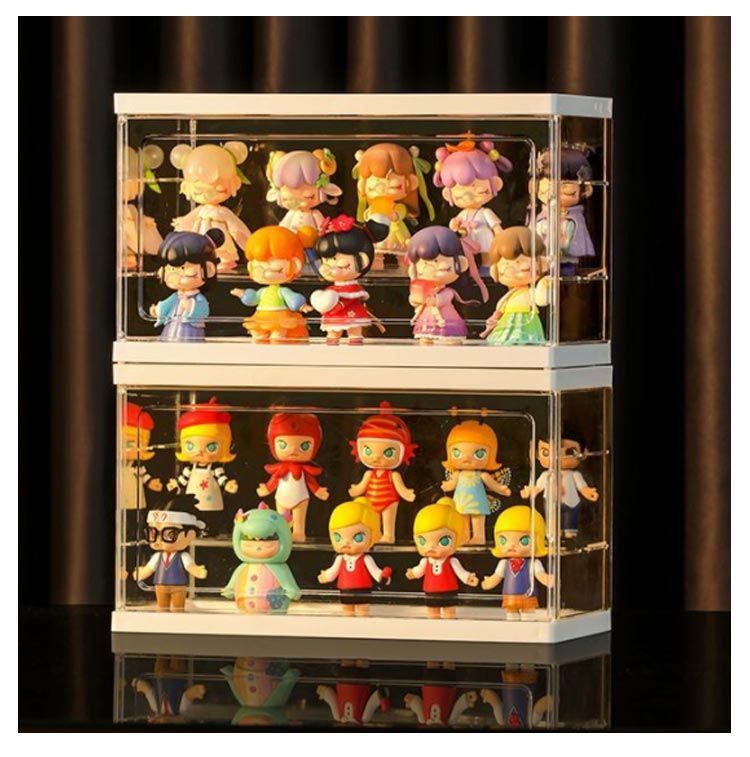 KISS コレクションケース 限定版 未開封 コレクションケース 2個セット フィギュアケース 内部2段式 アクリル