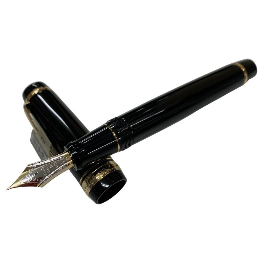 パイロット 万年筆 カスタム 漆 Urushi ペン先18K FKV-88SR-B-FM ブラック ユニセックス PILOT AFB54