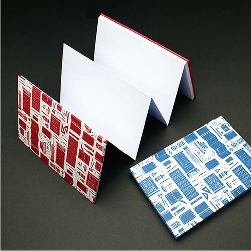 まとめ 山櫻 御朱印帳 文具今昔 濃藍 351442 ×5セット