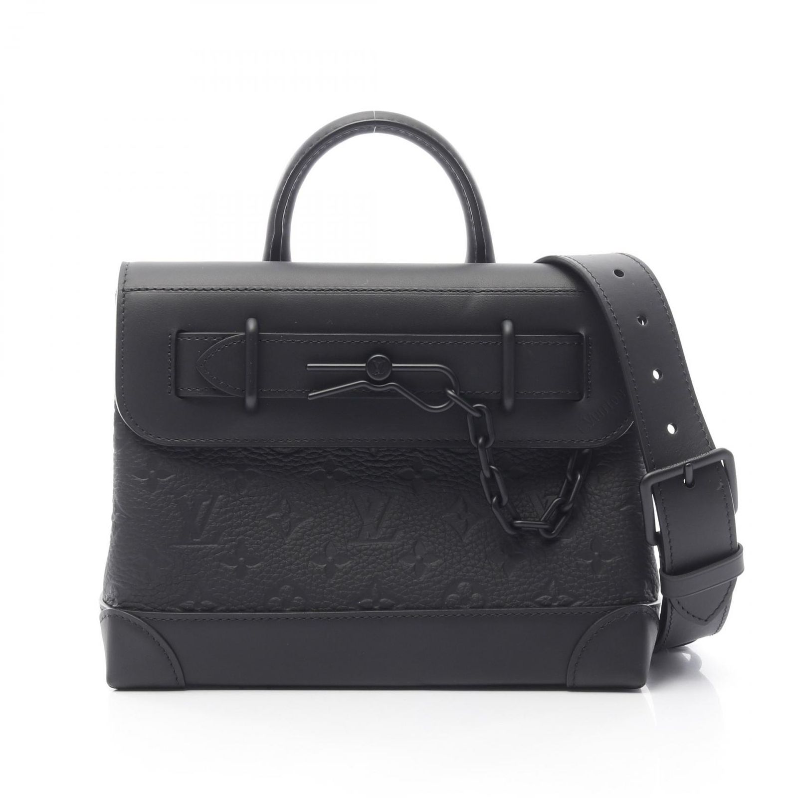 ルイ ヴィトン LOUIS VUITTON ハンドバッグ スティーマーPM モノグラムトリヨン M24436 ノワール レザー スティーマーPM メンズ Used A
