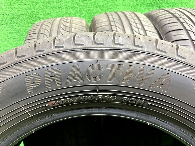 YELLOWHAT サマー イエローハット プラクティバBP01 205 60R16 4本 2本3ミリ 2本5ミリ FFCRYSTALESIA_COM