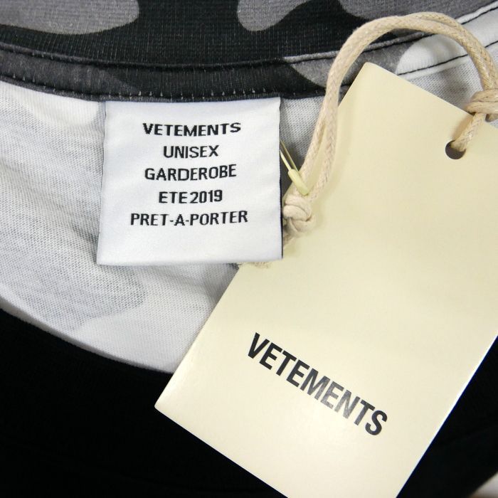 VETEMENTS ヴェトモン 19SS デムナ期 Cut Out Russia T-Shirt カット 