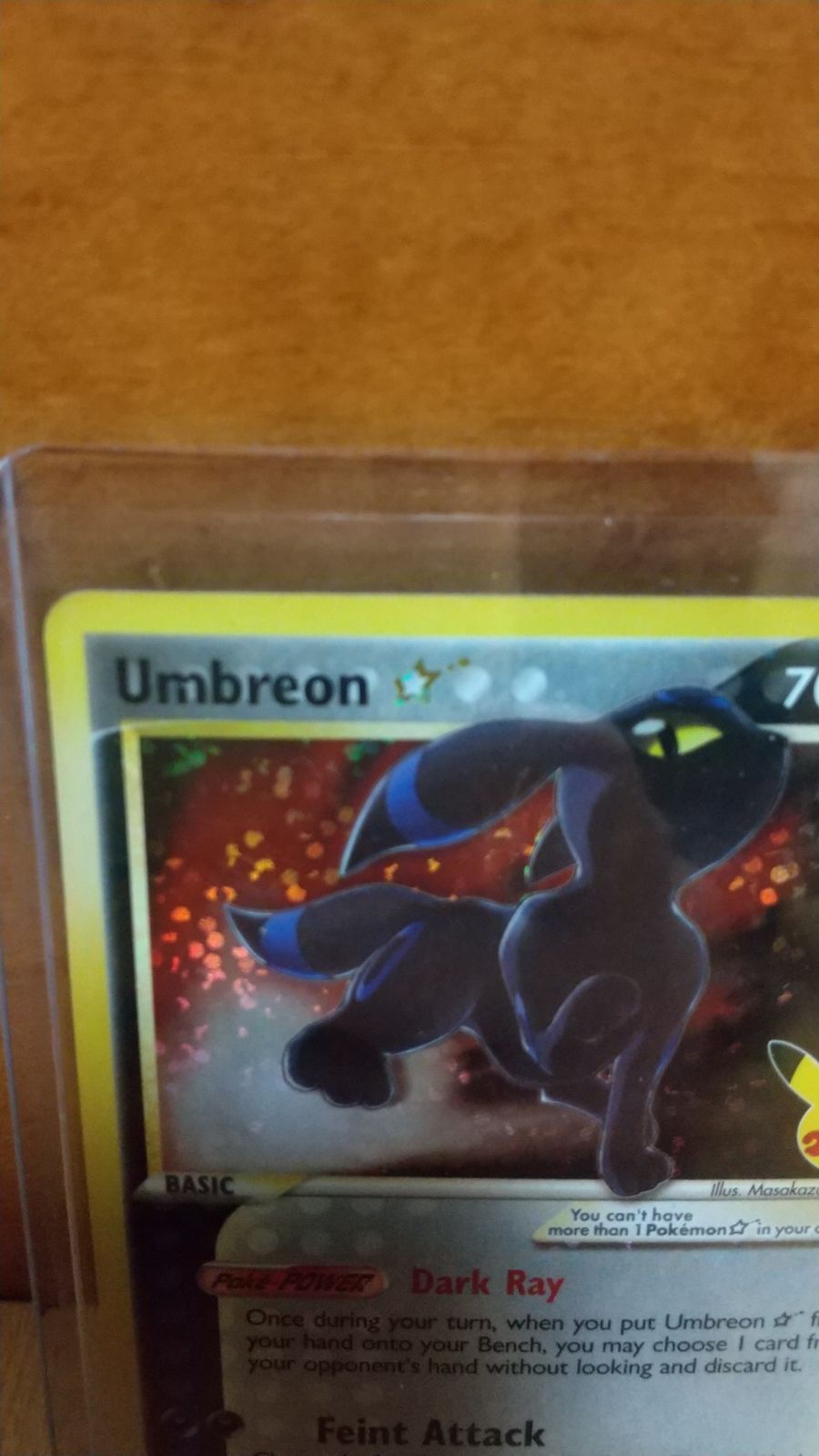 海外版 ポケモンカード 25周年 ブラッキー (Umbreon) ブラッキー☆ スター 海外版 英語版 25th Umbreon - 17/17