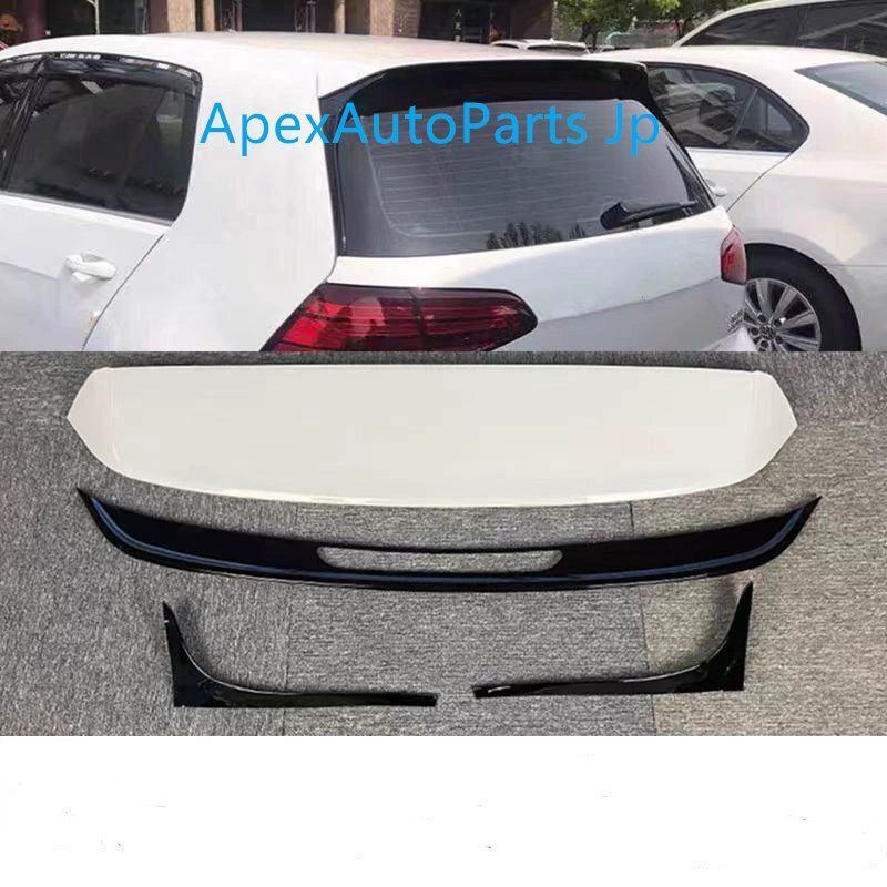 フォルクスワーゲンゴルフ14-21年モデル トランクハイマウントストップランプ装飾 GTIRリアスポイラーウィング