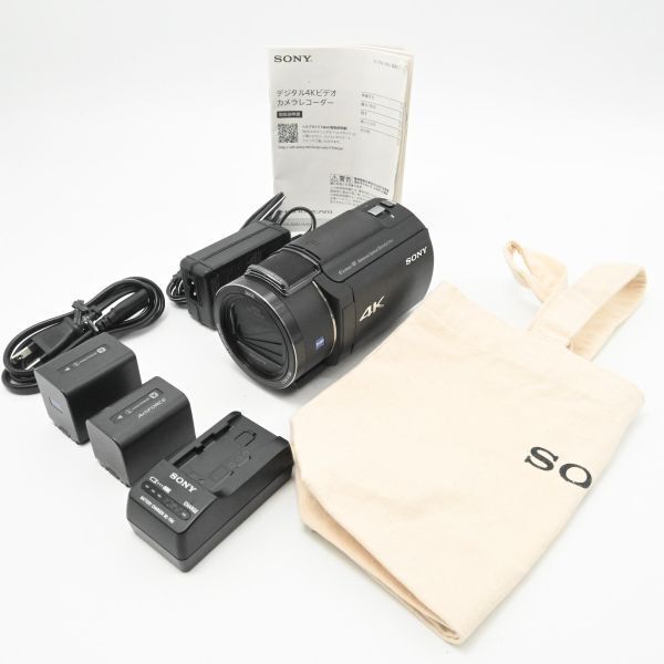 新品級の極上美品/動作◎ SONY(ソニー) 4K ビデオカメラ Handycam FDR-AX45(2018年…FDR-AX45 B - メルカリ