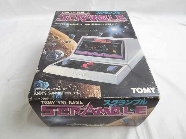 中古品 ゲーム LSIゲーム スクランブル TOMY トミー SCRBAMBLE 箱あり