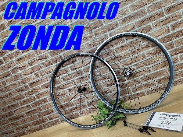 大特価sale!! 良品!! CAMPAGNOLO ZONDA C17 カンパニョーロ ゾンダ カンパフリー クリンチャー アルミ前後ホイール 700c  リムブレーキ ヘコミ・キズあり ロード クロス 同梱発送承り中!! M-954 - メルカリ